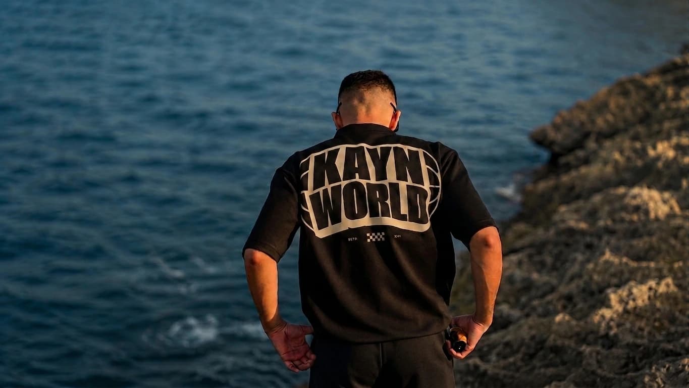 KAYN Piece 02 — Heavy Tee (Black) — T-Shirt Noir