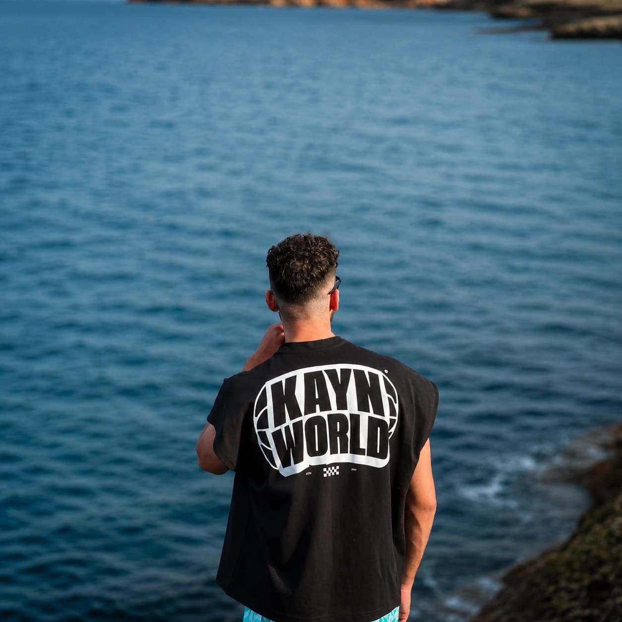 KAYN Piece 02 — Heavy Tee (Black) — T-Shirt Noir