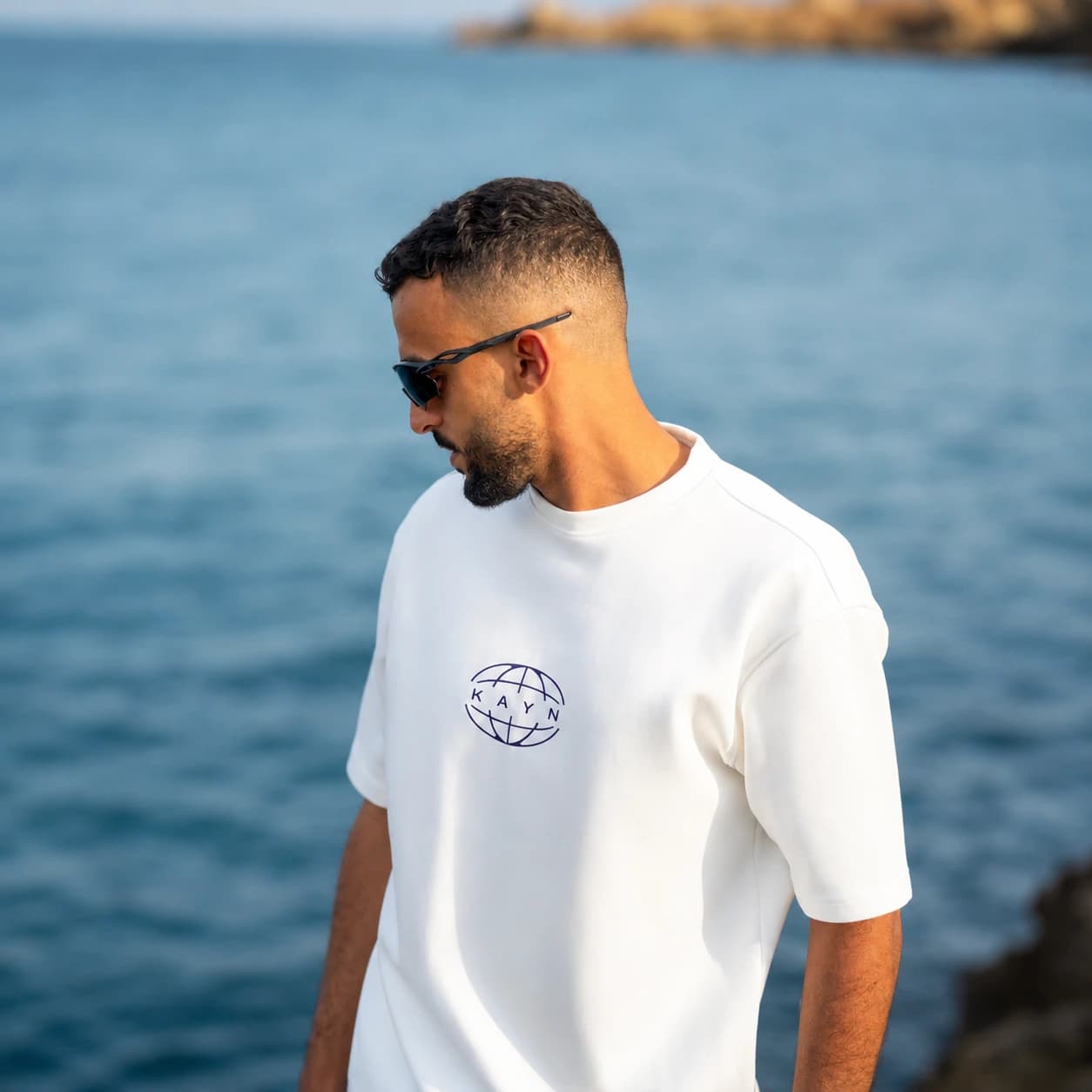 KAYN Piece 01 — Heavy Tee (White)