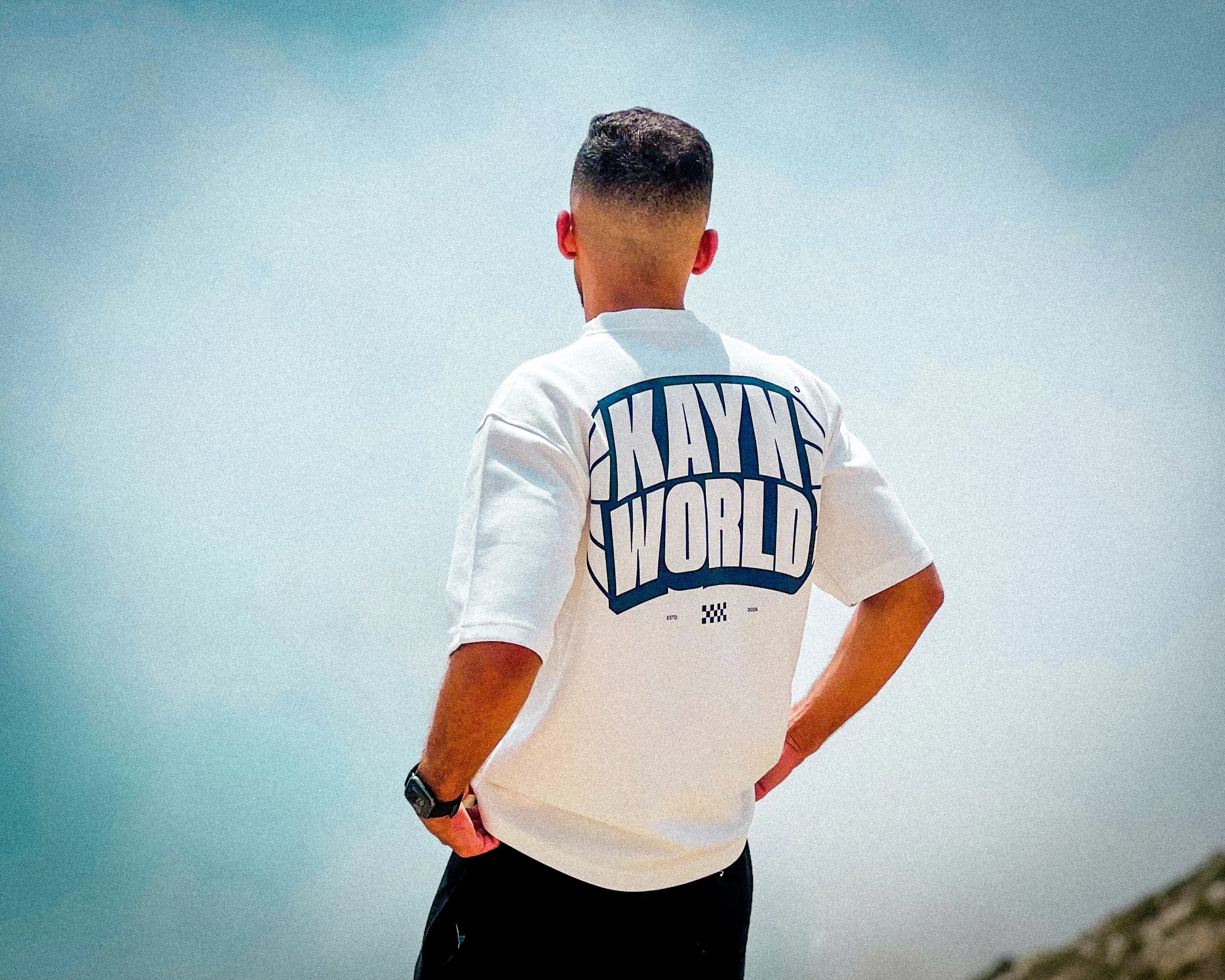 KAYN Piece 01 — Heavy Tee (White) — T-Shirt Blanc