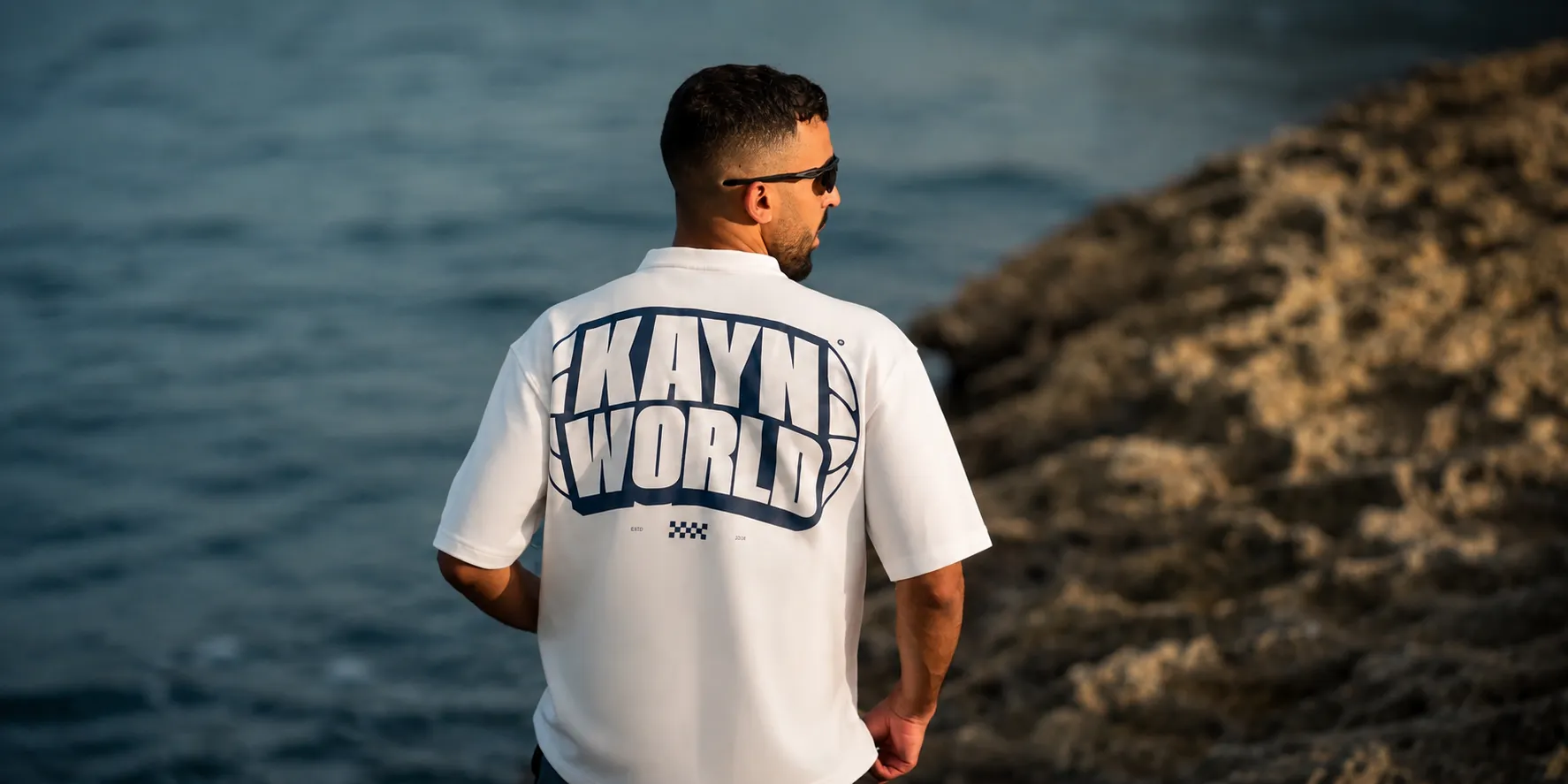 KAYN Piece 01 — Heavy Tee (White) — T-Shirt Blanc